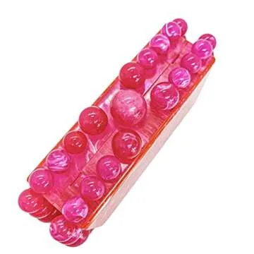 CUXVA Elegant Acrylic Clutch Purse for Women