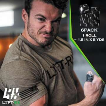 LYFT-RX Hook Grip Tape - Premium Protection for Lifters