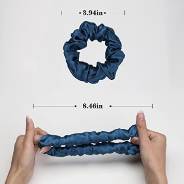 Luxurious Silk Scrunchies for Hair - 100% Mulberry Silk
