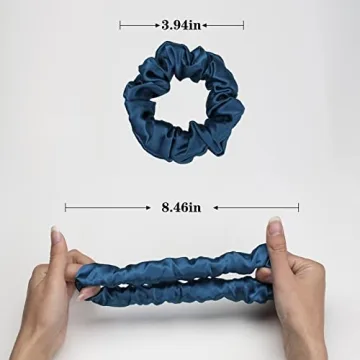 Luxurious Silk Scrunchies for Hair - 100% Mulberry Silk