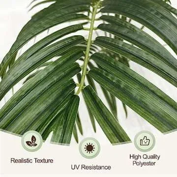 Keeplush 5ft Realistic Artificial Palm Tree in Pot