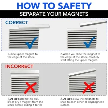 Powerful Neodymium Bar Magnets with 33 LB Strength