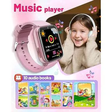 Gothwick Smart Watch for Kids with 26 Games Girls Toys Age 6-8 Birthday Gifts Ideas for Girls 3 4 5 7 9 6 8 Year Old Christmas Stocking Stuffers for Kids