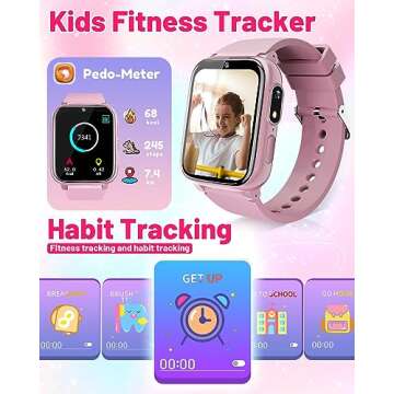 Gothwick Smart Watch for Kids with 26 Games Girls Toys Age 6-8 Birthday Gifts Ideas for Girls 3 4 5 7 9 6 8 Year Old Christmas Stocking Stuffers for Kids