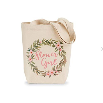 Durable Mud Pie Flower Girl Tote Bag for Kids