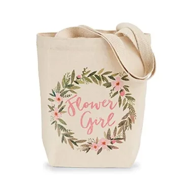 Durable Mud Pie Flower Girl Tote Bag for Kids