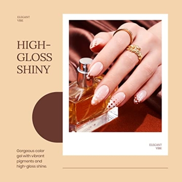 Beetles Gel Nail Polish Set 6 Nude Shades for Manicures