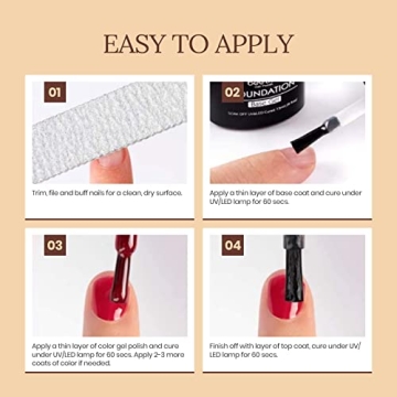 Beetles Gel Nail Polish Set 6 Nude Shades for Manicures