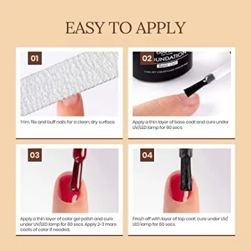 Beetles Gel Nail Polish Set 6 Nude Shades for Manicures