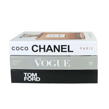 SPShadow 3 Pcs Decorative Books Aesthetic Chic Faux Book Set for Room Décor,Modern Home Decor Coffe...