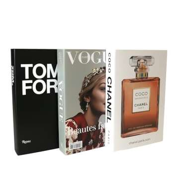 SPShadow 3 Pcs Decorative Books Aesthetic Chic Faux Book Set for Room Décor,Modern Home Decor Coffee Table Decor