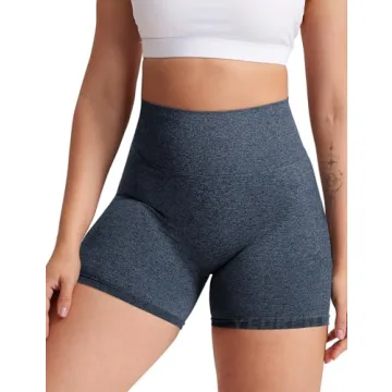 YEOREO Women High Waist Cycling Shorts for Active Comfort