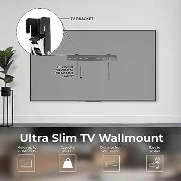 Renewed ONN 24-Inch HD Smart TV with Wall Mount