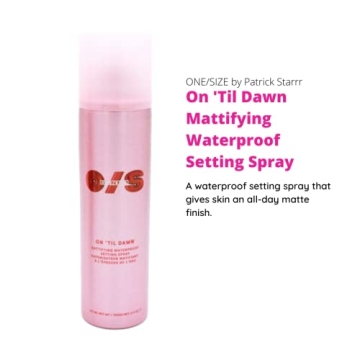 One/Size Waterproof Setting Spray for All Day Makeup
