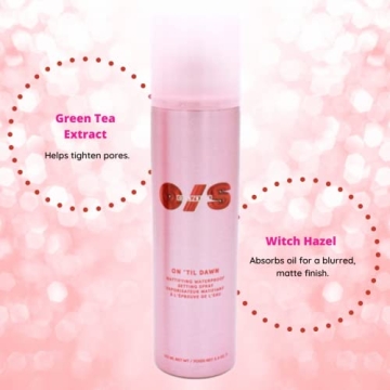 One/Size Waterproof Setting Spray for All Day Makeup