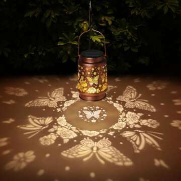 Butterfly Solar Lanterns for Beautiful Garden Decor