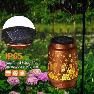 Butterfly Solar Lanterns for Beautiful Garden Decor