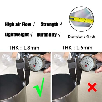 MooSun 4" Cold Air Intake System + Heat Shield For 99-06 GMC/Chevy V8 4.8L/5.3L/6.0L / Silverado 1500/2500/3500 (Black)