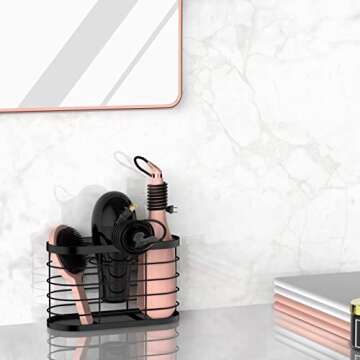 Aolldy Hair Tool Organizer Adjustable Hair Dryer Holder