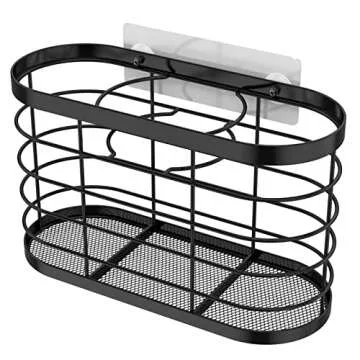 Aolldy Hair Tool Organizer Adjustable Hair Dryer Holder