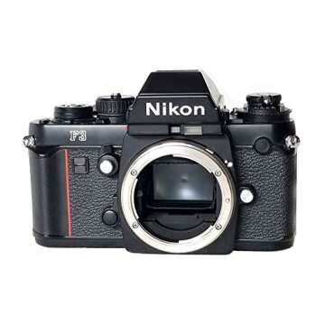Nikon F3 with DE-2 viewfinder professional SLR film camera; body only, no lens