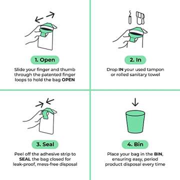 Fab Little Bag - 45 Opaque Sanitary Disposal Bags