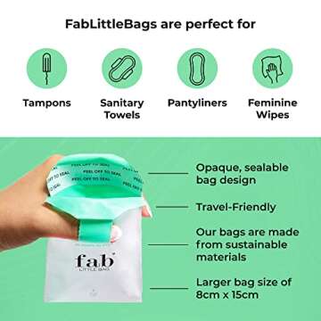 Fab Little Bag - 45 Opaque Sanitary Disposal Bags