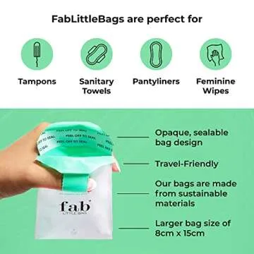 Fab Little Bag - 45 Opaque Sanitary Disposal Bags