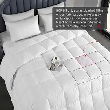 HOMBYS Oversized King Comforter for All Seasons