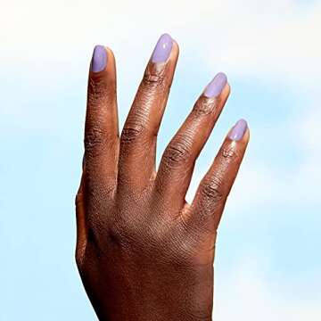 OPI Nature Strong Spring Into Action | Opaque Soft Purple Crème Natural Origin Nail Polish | Plant Based, Vegan, Cruelty Free