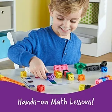 Learning Resources MathLink Cubes - Fun Early Math Set