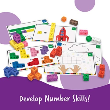 Learning Resources MathLink Cubes - Fun Early Math Set