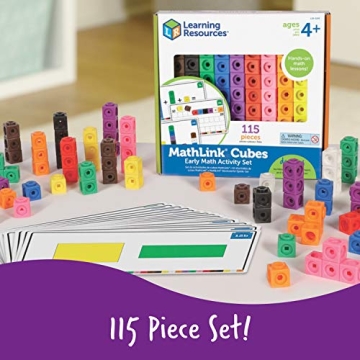 Learning Resources MathLink Cubes - Fun Early Math Set