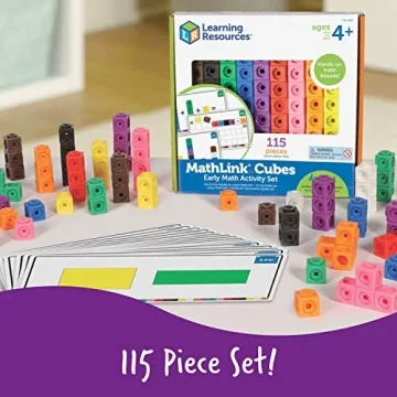 Learning Resources MathLink Cubes - Fun Early Math Set