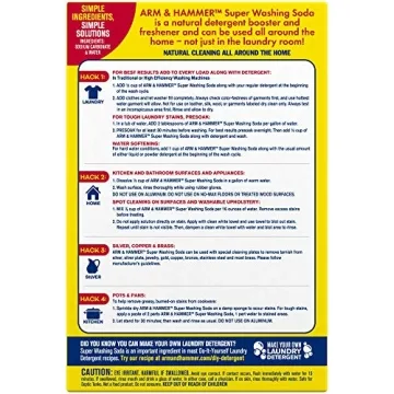 ARM & HAMMER Super Washing Soda Laundry Booster and Cleaner