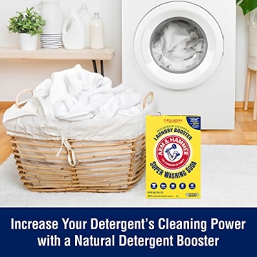 ARM & HAMMER Super Washing Soda Laundry Booster and Cleaner