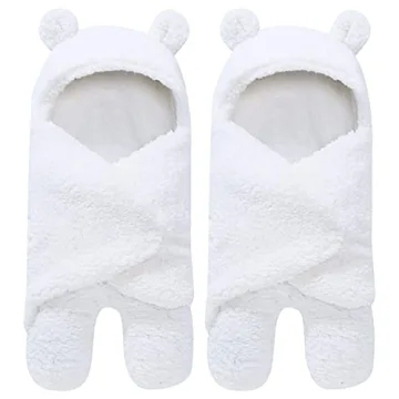 Spotted Play 2 Pack Sherpa Baby Swaddle Blanket - Ultra Soft Plush for Infants 0-6 Months | Receivin...