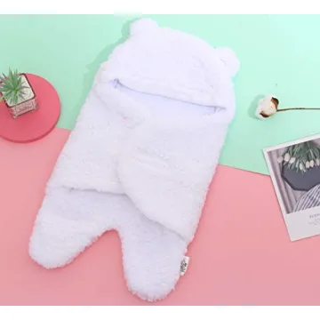 Spotted Play Sherpa Baby Swaddle Blanket for Infants