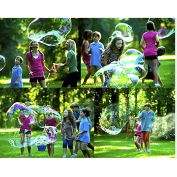 BUBBLETHING Giant Bubble Maker for Outdoor Fun 30 feet Long