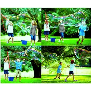 BUBBLETHING Giant Bubble Maker for Outdoor Fun 30 feet Long