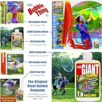 BUBBLETHING Giant Bubble Maker for Outdoor Fun 30 feet Long