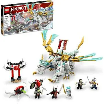 LEGO NINJAGO Zane’s Ice Dragon Creature 71786 - 2in1 Dragon Toy & Action Figure
