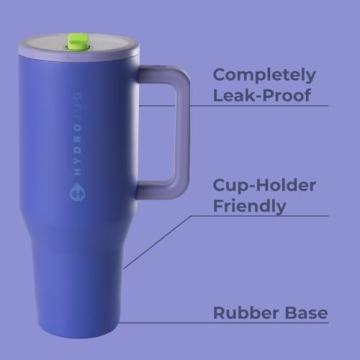 HydroJug Traveler 40 oz Water Bottle with Flip Straw