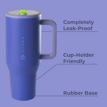 HydroJug Traveler 40 oz Water Bottle with Flip Straw