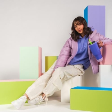 HydroJug Traveler 40 oz Water Bottle with Flip Straw