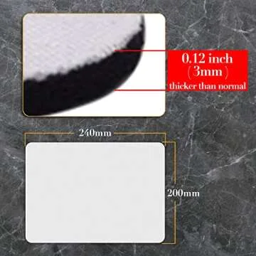 A-SUB Sublimation Mouse Pad Blank Rectangular Blanks 3mm Thick for Transfer Heat Press Printing Craf...