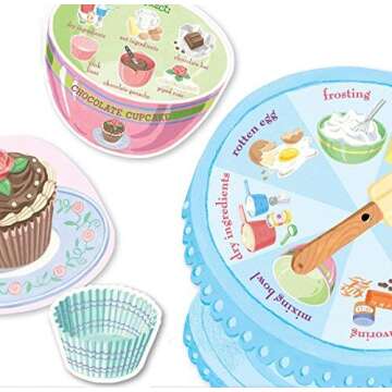 eeBoo Cupcake Spinner Game - Fun Educational Activity for Kids