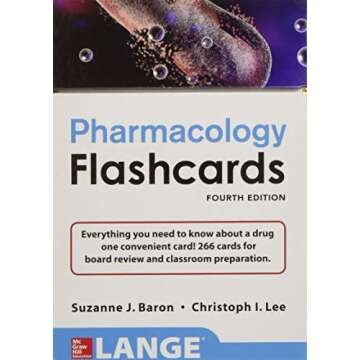 Lange Pharmacology Flashcards, Fourth Edition