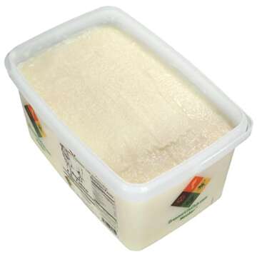 Beef Tallow - 7 lbs in a PP Pail - Grass Fed - Non-GMO - Keto Friendly - Food Grade - Free from Lactose-Gluten-Glutamate-BSE - PP microwavable container, resealable lid & removable handle