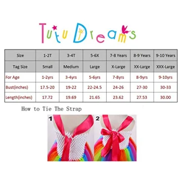 Charming Cowgirl Tutu Dress for Girls 1-10Y